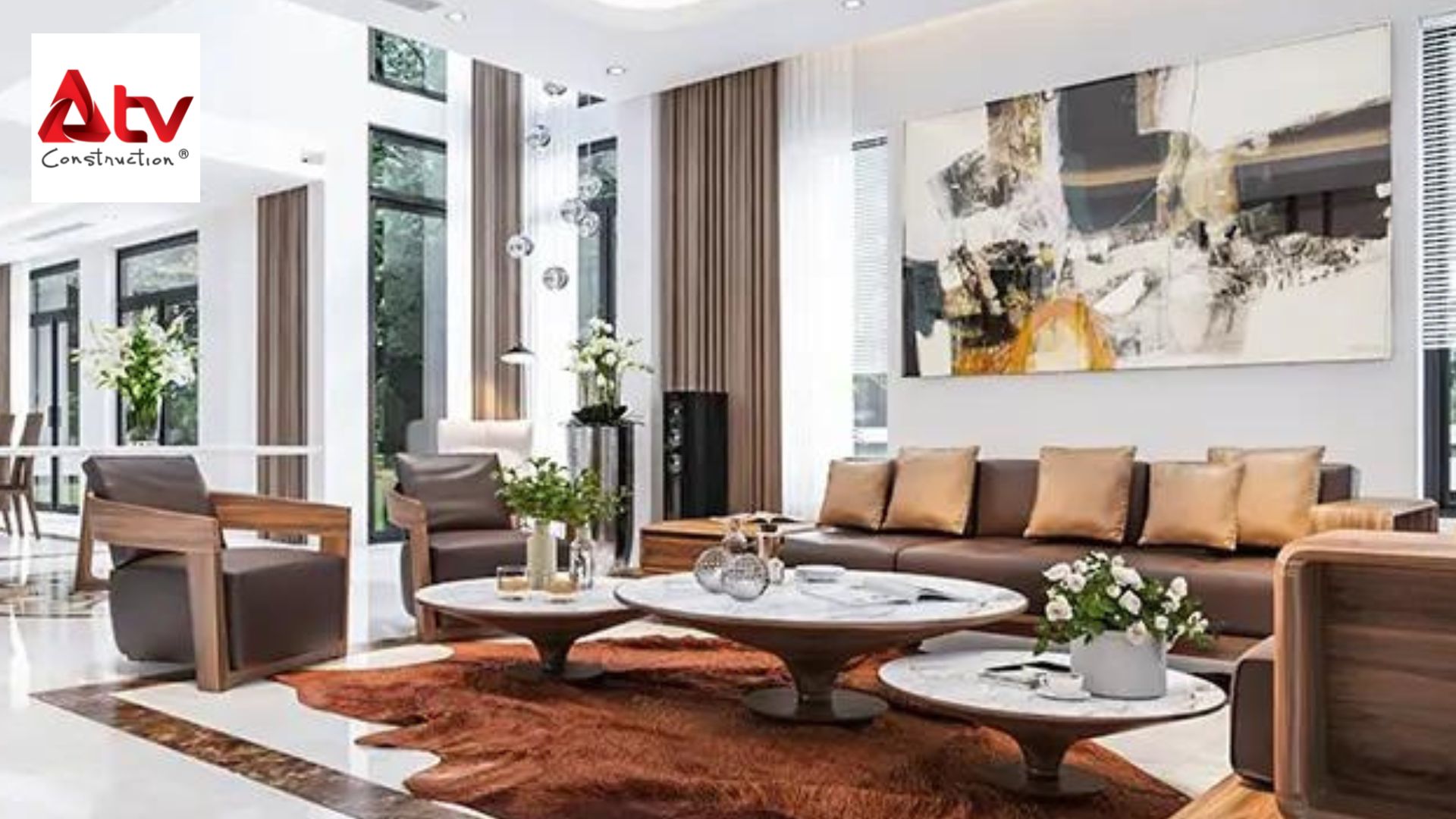 LƯU Ý BỐ TRÍ NỘI THẤT PHÒNG KHÁCH BIỆT THỰ KHOA HỌC & HỢP PHONG THỦY