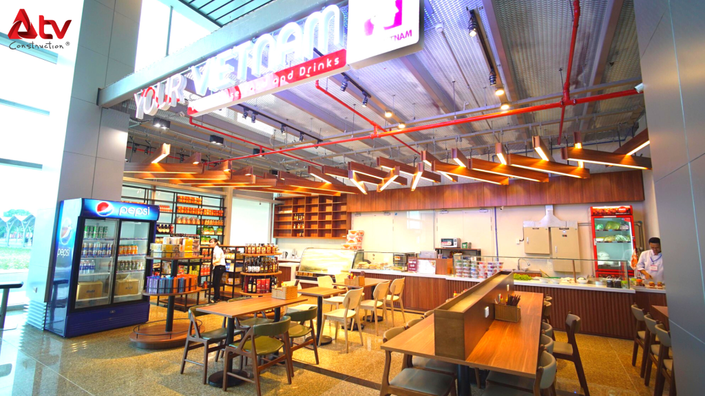 Thiết kế Nhà Hàng tại sân bay Cam Ranh