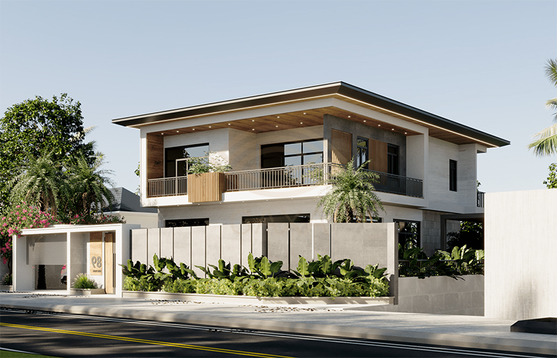 NHỮNG MẪU NHÀ BIỆT THỰ 2 TẦNG MÁI BẰNG HIỆN ĐẠI , SANG TRỌNG