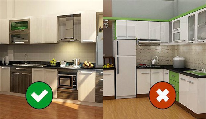 Những lưu ý về phong thủy nhà bếp và nhà vệ sinh