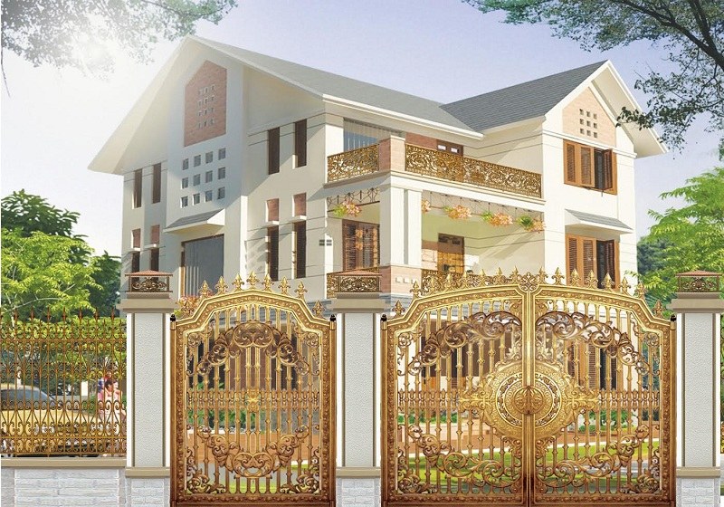 Cách bố trí cổng vào nhà đẹp theo phong thủy