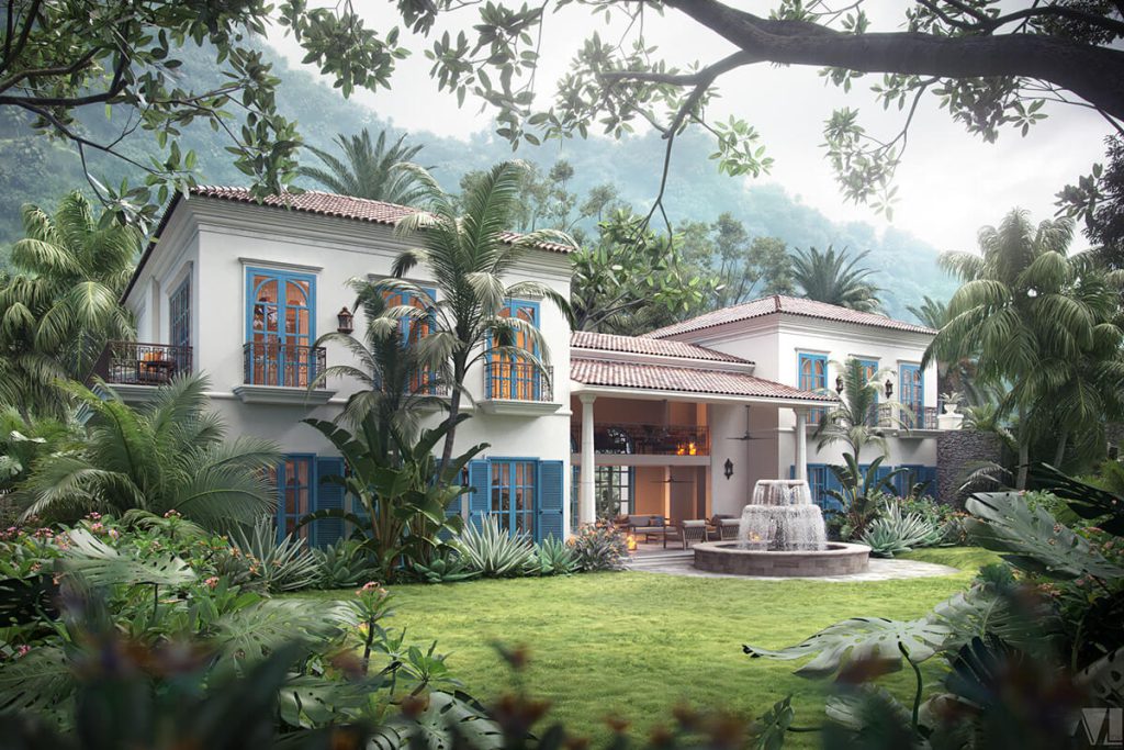 Mẫu thiết kế biệt thự nghỉ dưỡng đẹp tận hưởng cuộc sống thượng lưu