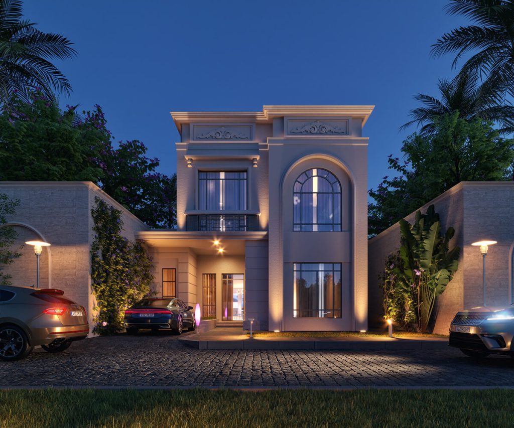 Biệt thự 8x20m nhỏ xinh phong cách tân cổ điển đầy đẳng cấp