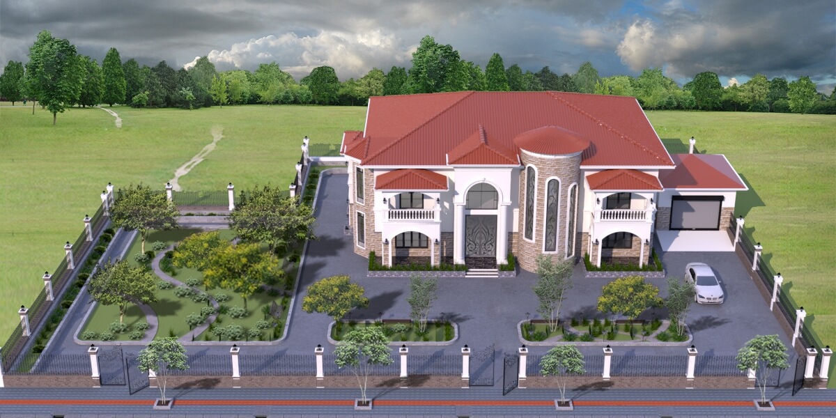 Mẫu thiết kế biệt thự 3 tầng đẹp ấn tượng phong cách Địa Trung Hải