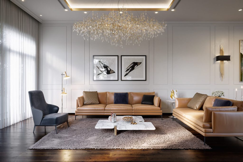 Học cách trang trí phòng khách đơn giản mà đẹp từ chuyên gia