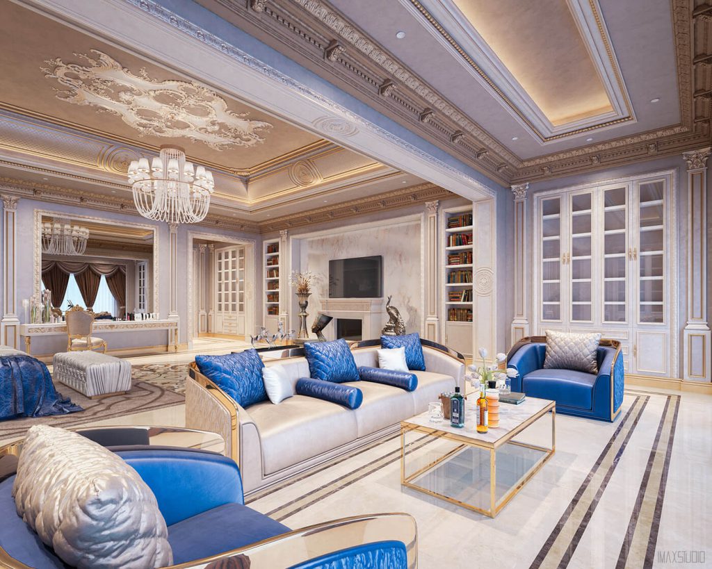 PHÒNG NGỦ HOÀNG GIA ĐẸP XA HOA LỘNG LẪY