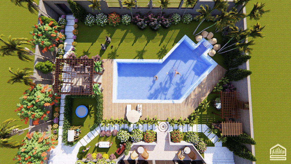 Thiết kế sân vườn biệt thự đẹp yên bình cần lưu ý điều gì ?