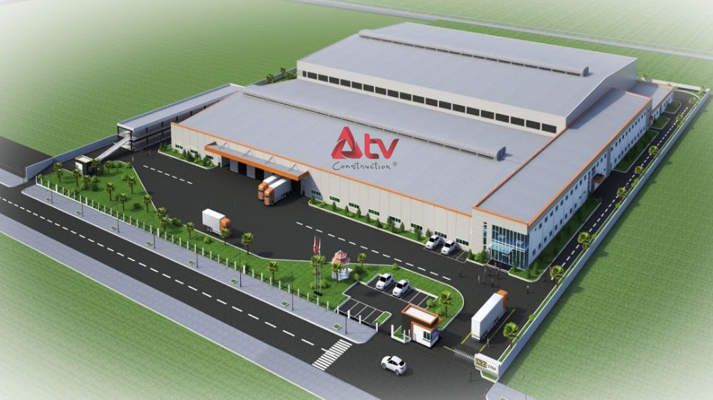 mẫu nhà xưởng đôi