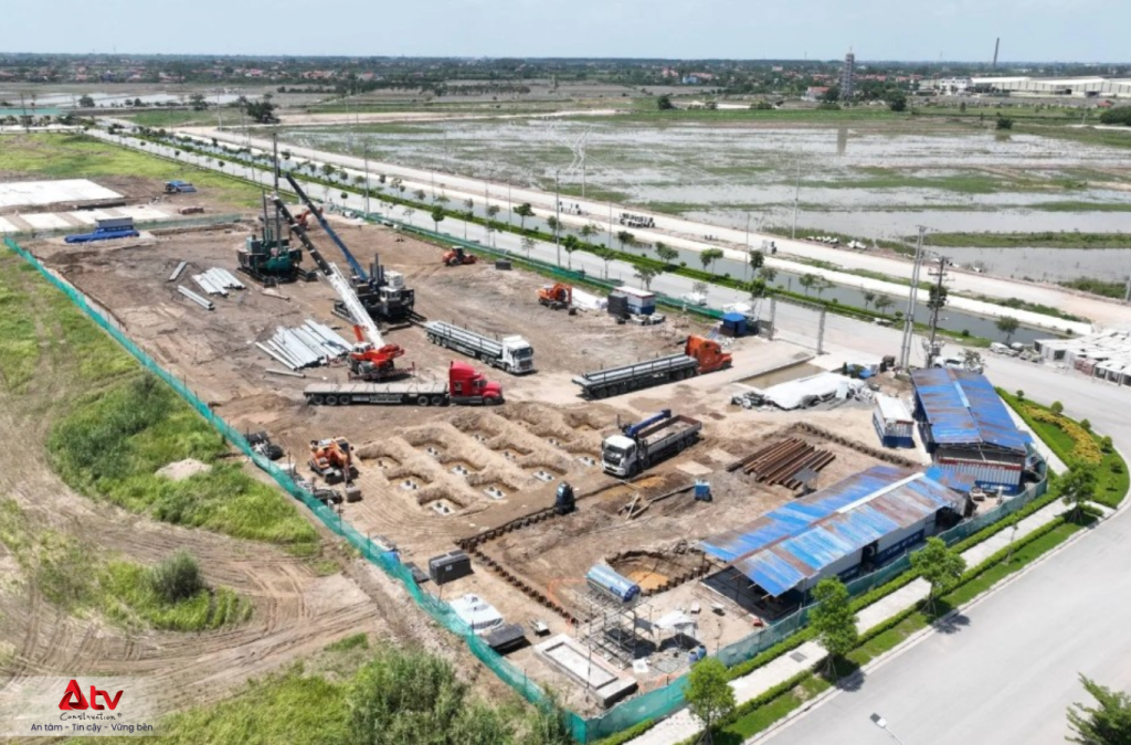 Ảnh thi công công trình thực tế tại ATV Construction