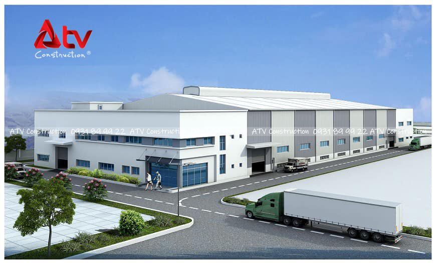 Mẫu nhà xưởng nhỏ cấp 4 khung thép tiền chế