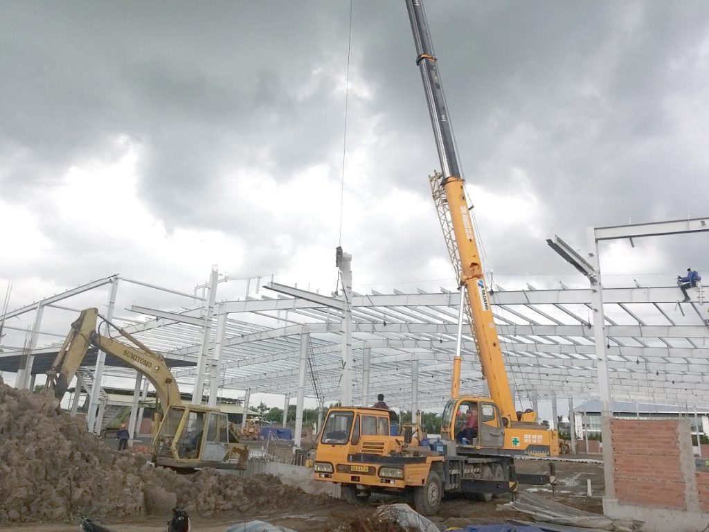 chi phí xây dựng nhà xưởng 5000m2