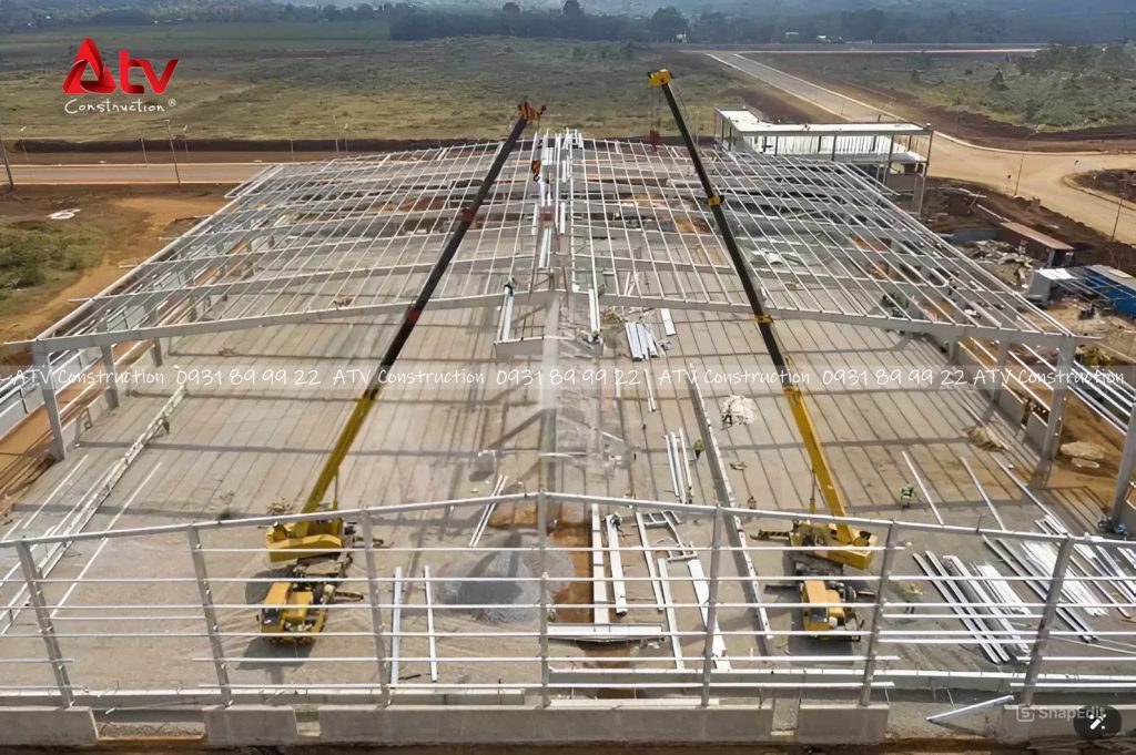 đơn giá xây dựng 1m2 nhà xưởng