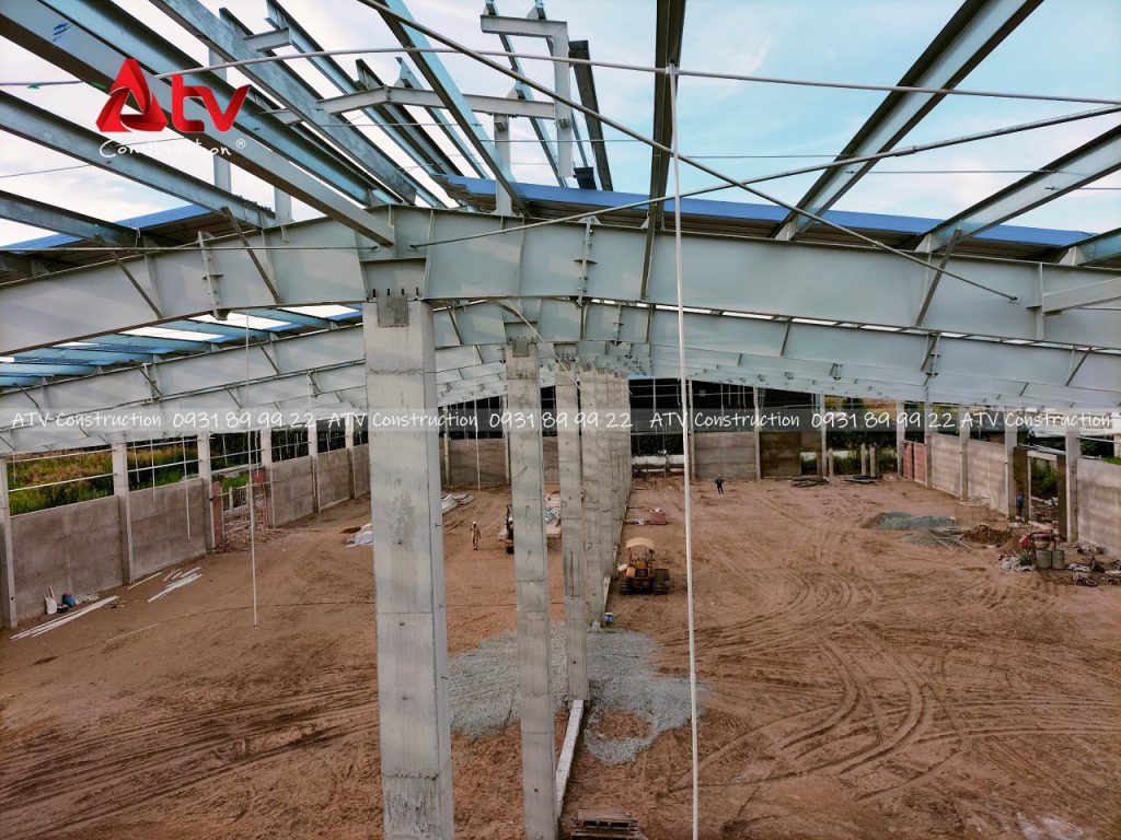 lưu ý khi lắp dựng kết cấu nhà xưởng đơn giản