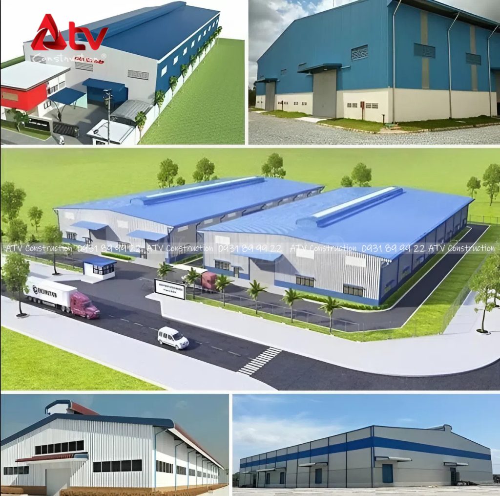 mẫu nhà xưởng cấp 4 đẹp