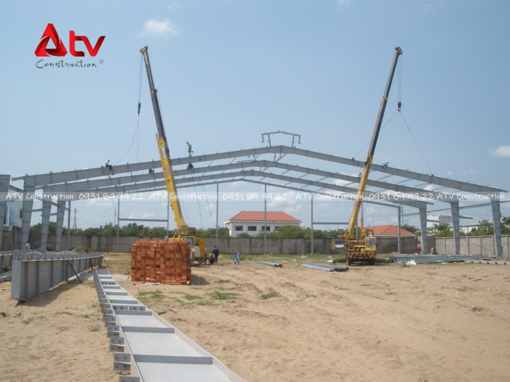 đơn giá xây dựng nhà xưởng khung thép