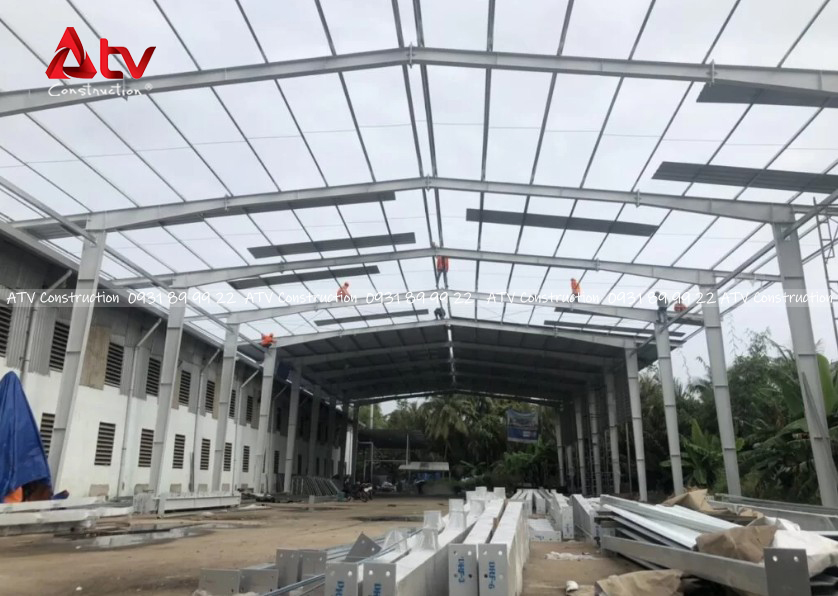 khẩu độ nhà xưởng công nghiệp chịu ảnh hưởng bởi