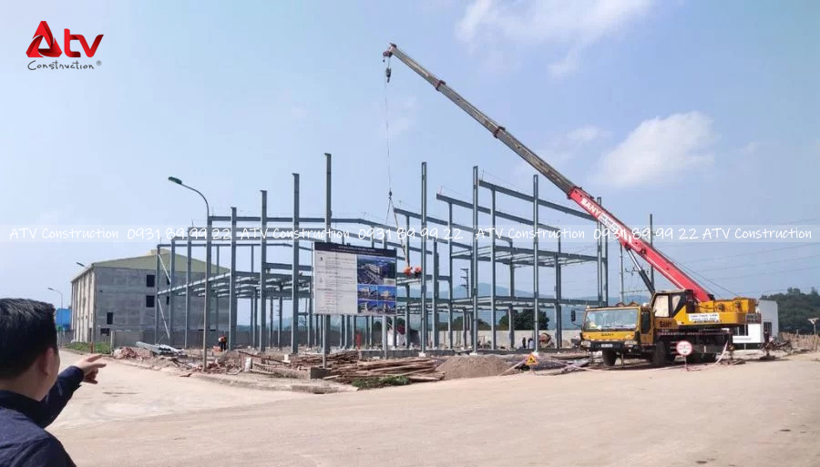 thi công xây dựng nhà xưởng