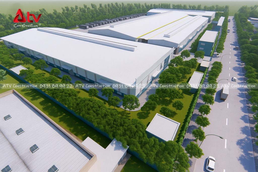 thiết kế nhà xưởng may