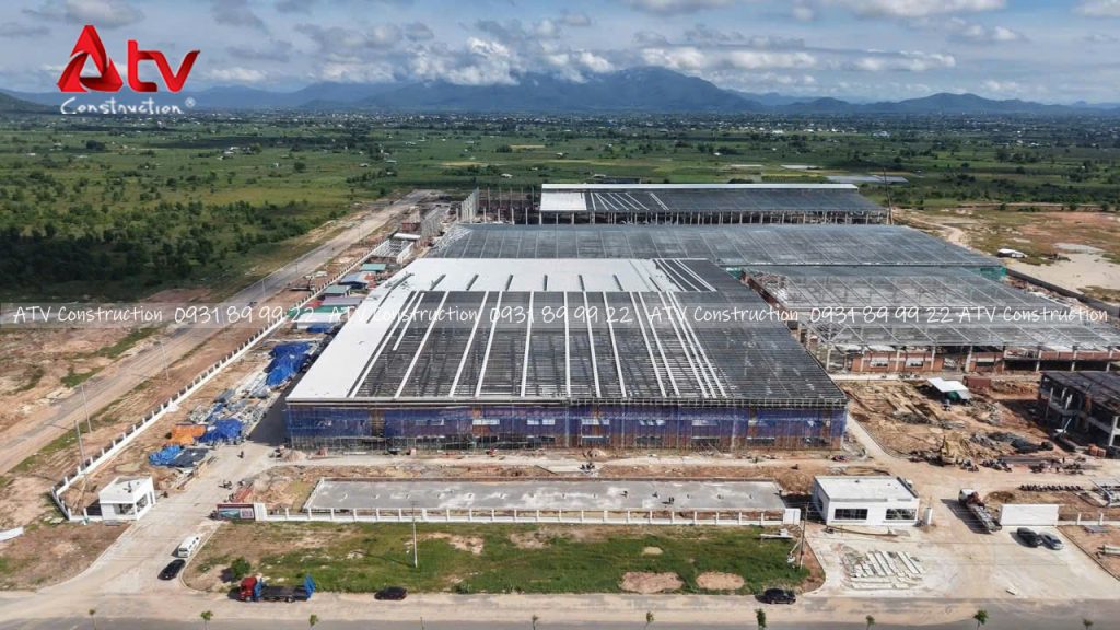 báo giá kết cấu thép nhà xưởng atv construction