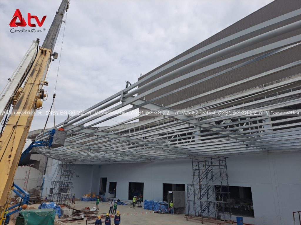 chi phí xây dựng nhà xưởng 2000m2