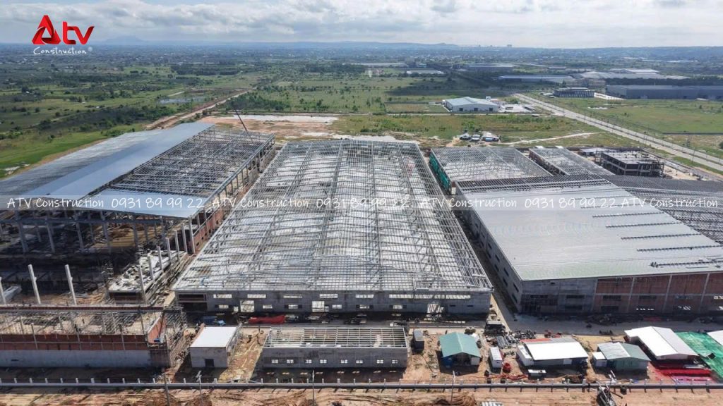 kết cấu nhà xưởng 2 tầng