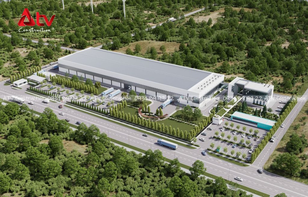 mẫu nhà xưởng bê tông cốt thép tiền chế