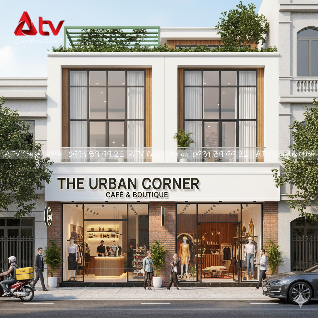 nhà ống 5x17m kết hợp kinh doanh