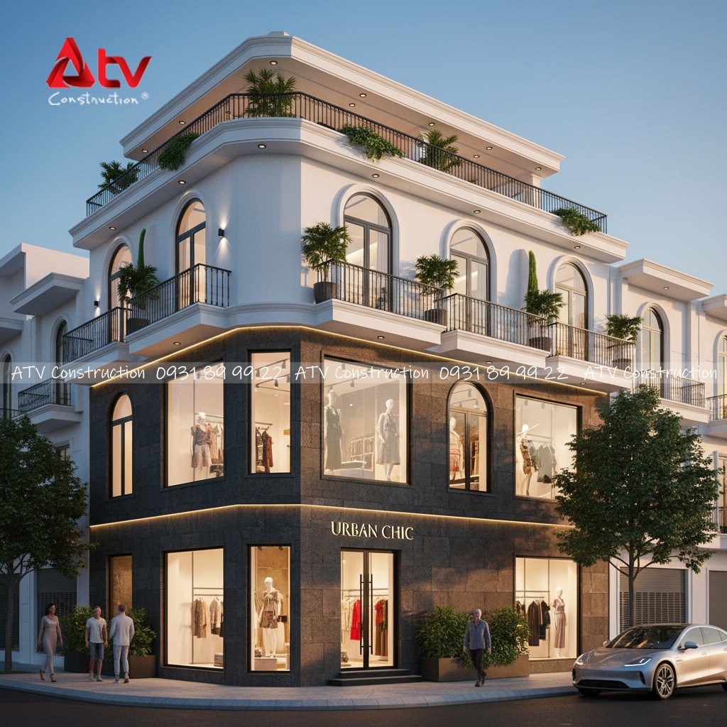 nhà phố kết hợp kinh doanh thời trang