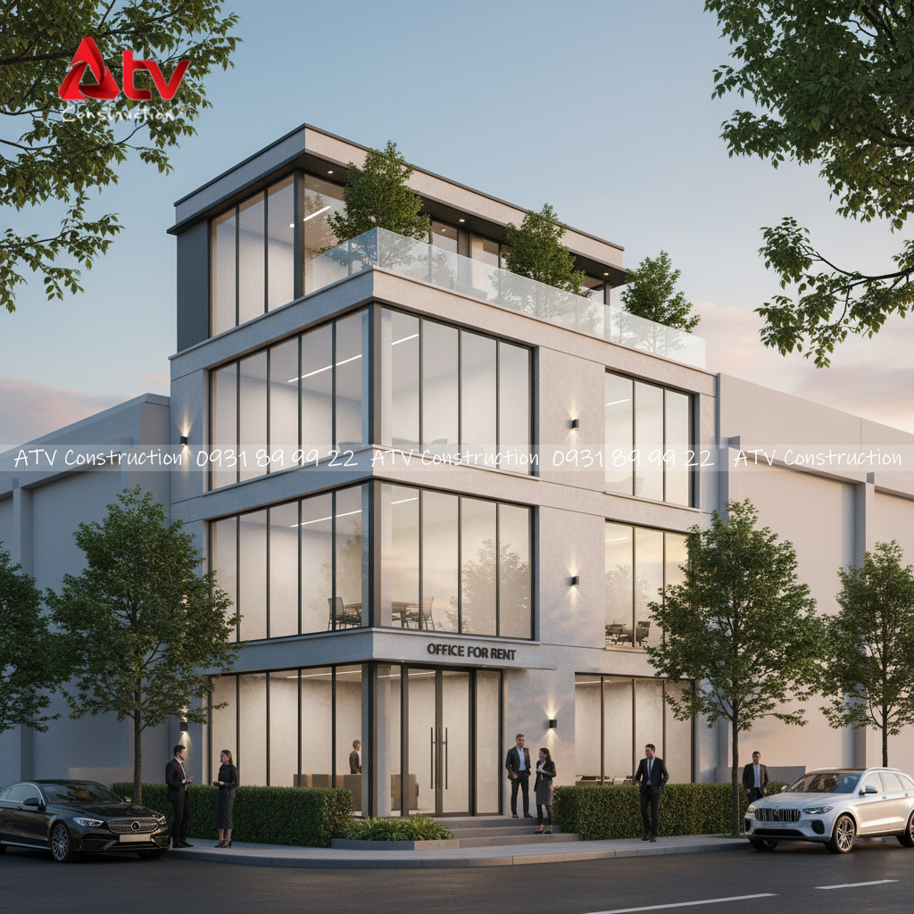 nhà phố kết hợp kinh doanh văn phòng cho thuê