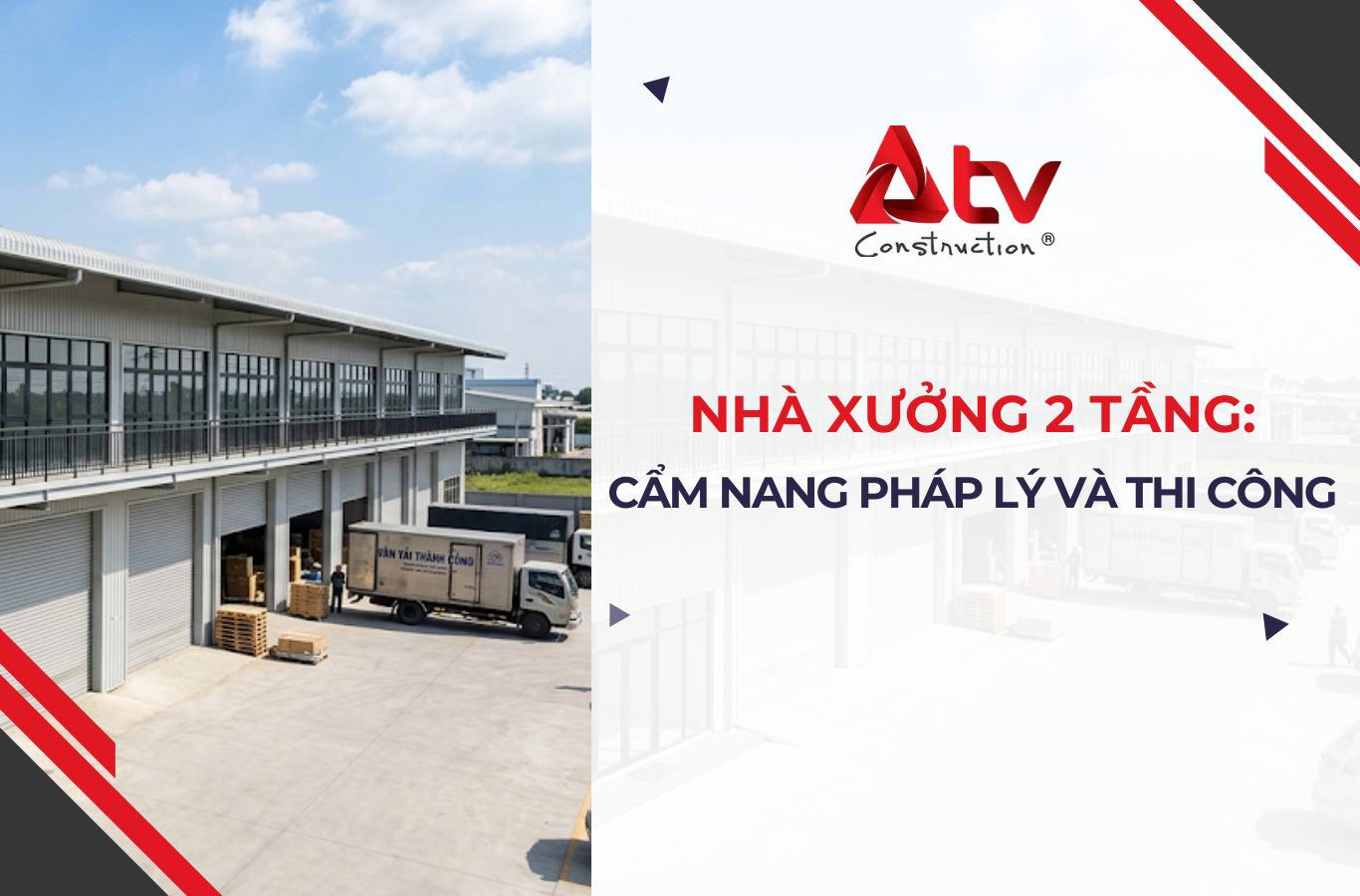 Nhà xưởng 2 tầng: Cẩm nang pháp lý và thi công 2026