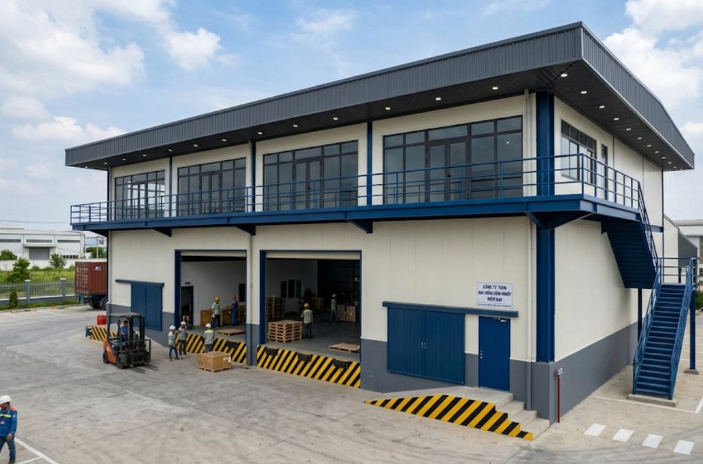 Không gian sản xuất thoáng mát góp phần nâng cao hiệu quả vận hành doanh nghiệp