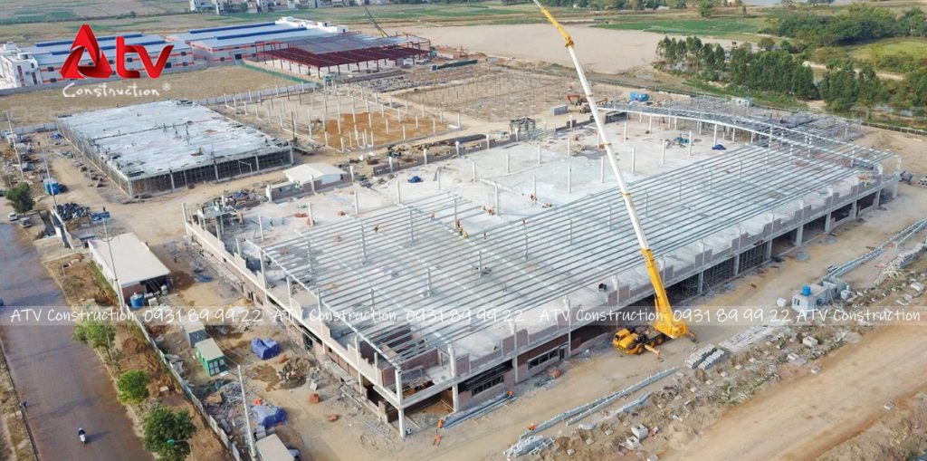 xây dựng nhà xưởng cốt thép hay nhà xưởng tiền chế