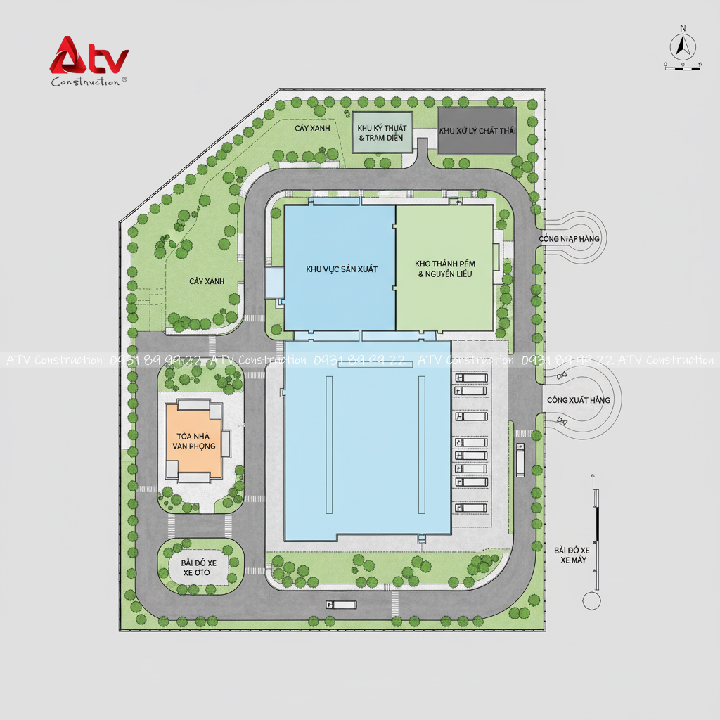 quy hoạch tổng thể mặt bằng