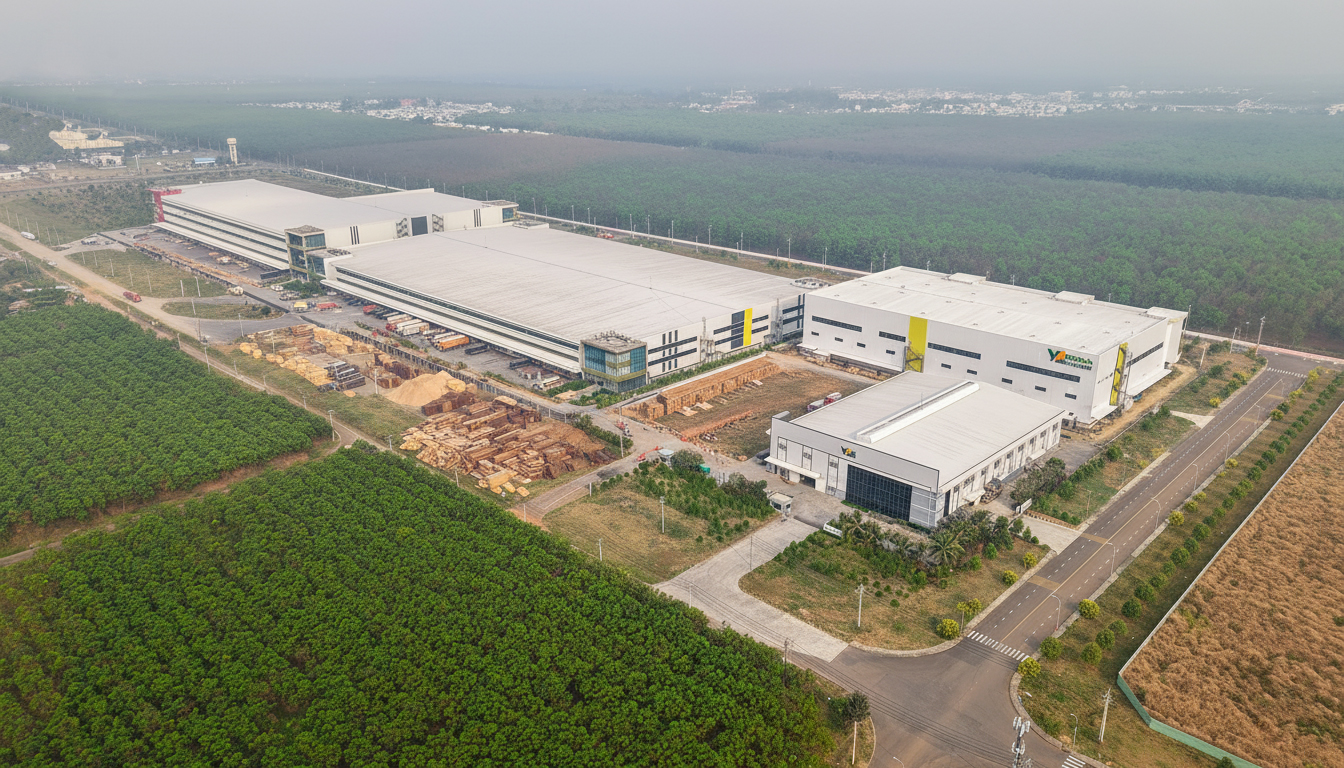 Thiết kế nhà xưởng chế biến gỗ Dầu Giây Đồng Nai