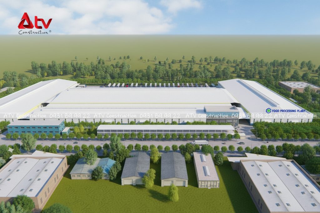 thiết kế nhà xưởng chế biến thực phẩm