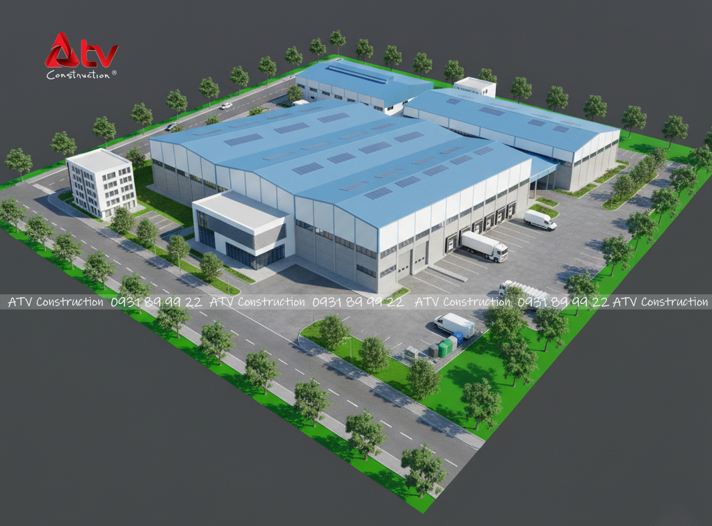 tiêu chuẩn thiết kế nhà xưởng công nghiệp