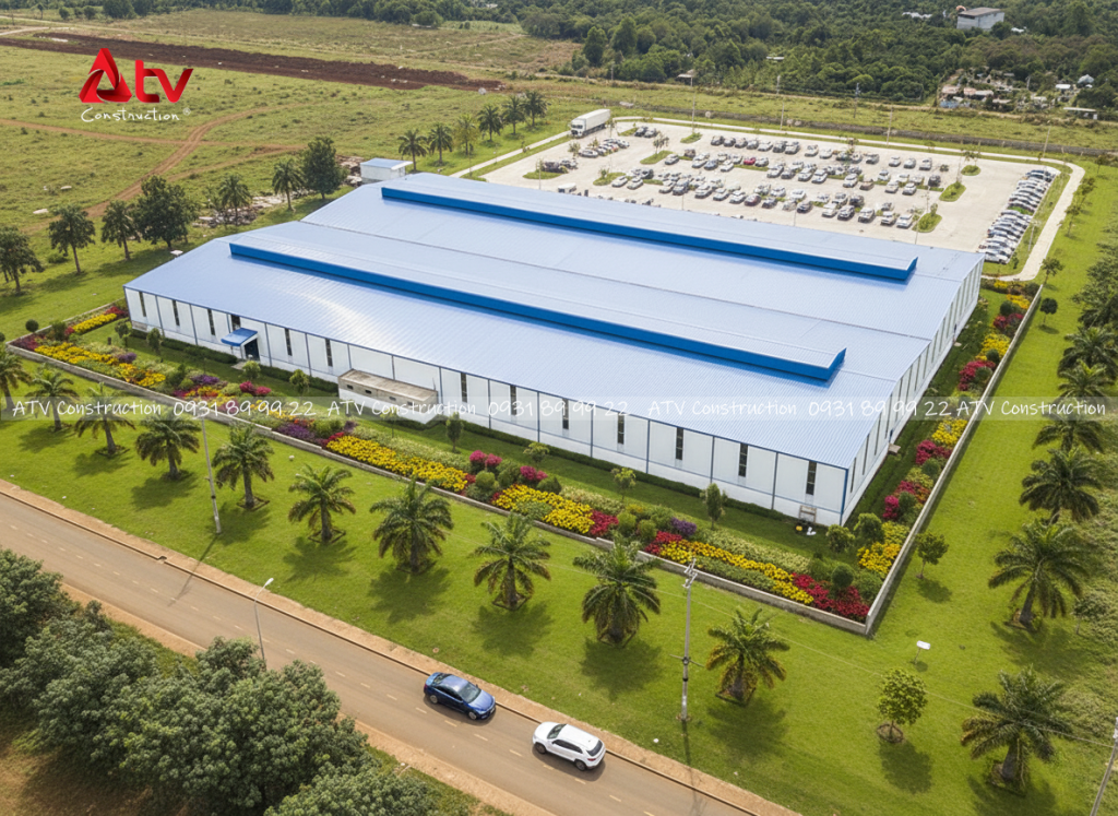 xác định vị trí quy mô xây dựng nhà xưởng