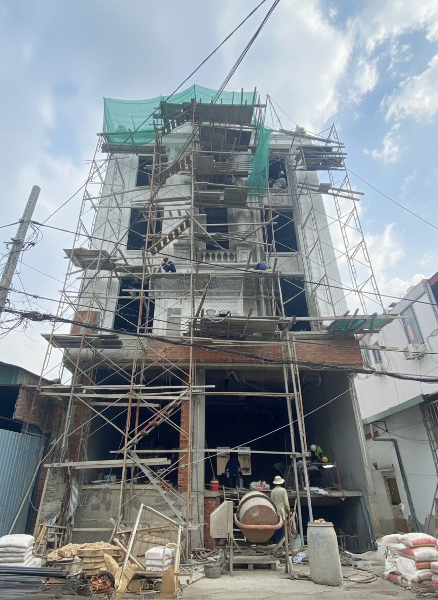 Thi công tòa nhà văn phòng chất lượng cao – Đảm bảo tiến độ và an toàn tuyệt đối