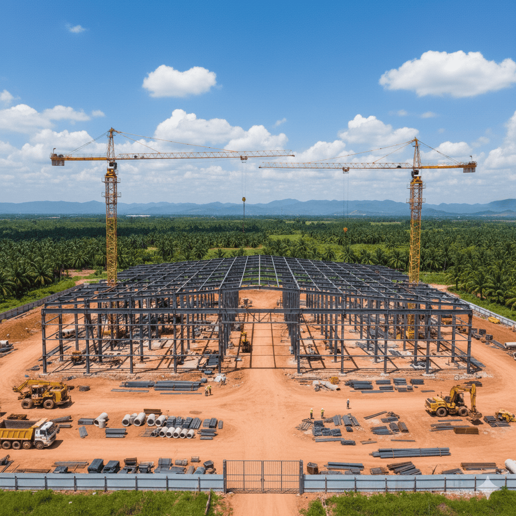 xây dựng nhà xưởng tại Tây Ninh