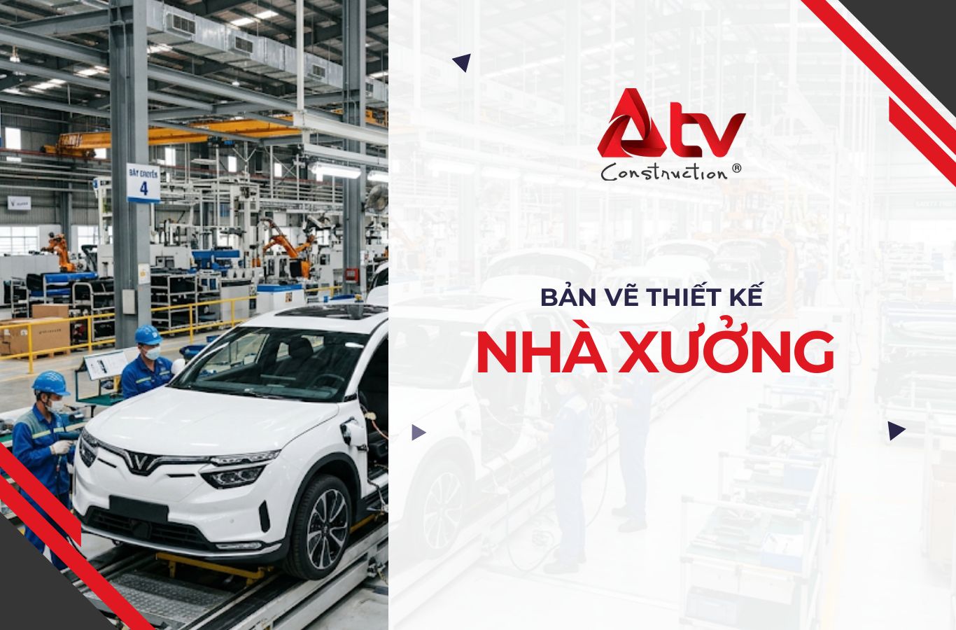10+ bản vẽ thiết kế nhà xưởng phù hợp nhiều ngành sản xuất