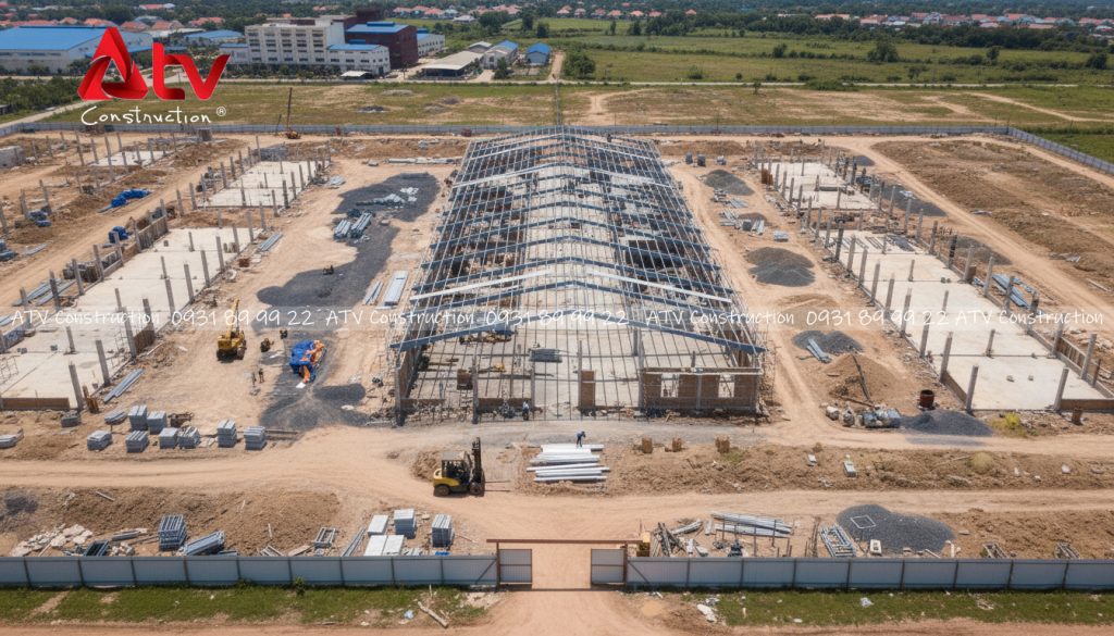 quy trình xây dựng nhà xưởng việt nam