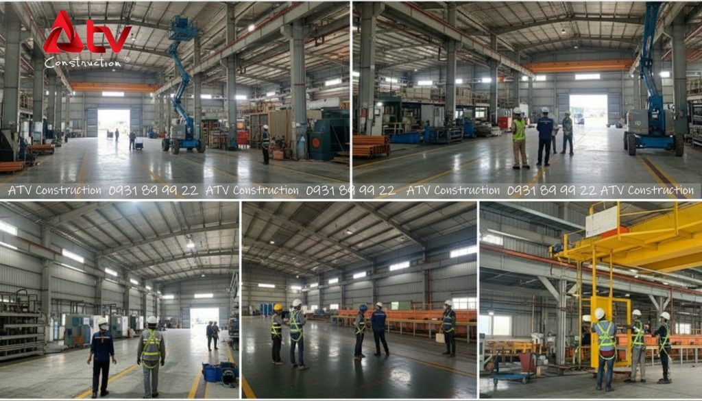 cải tạo nhà xưởng cũ để mở rộng sản xuất tiết kiệm