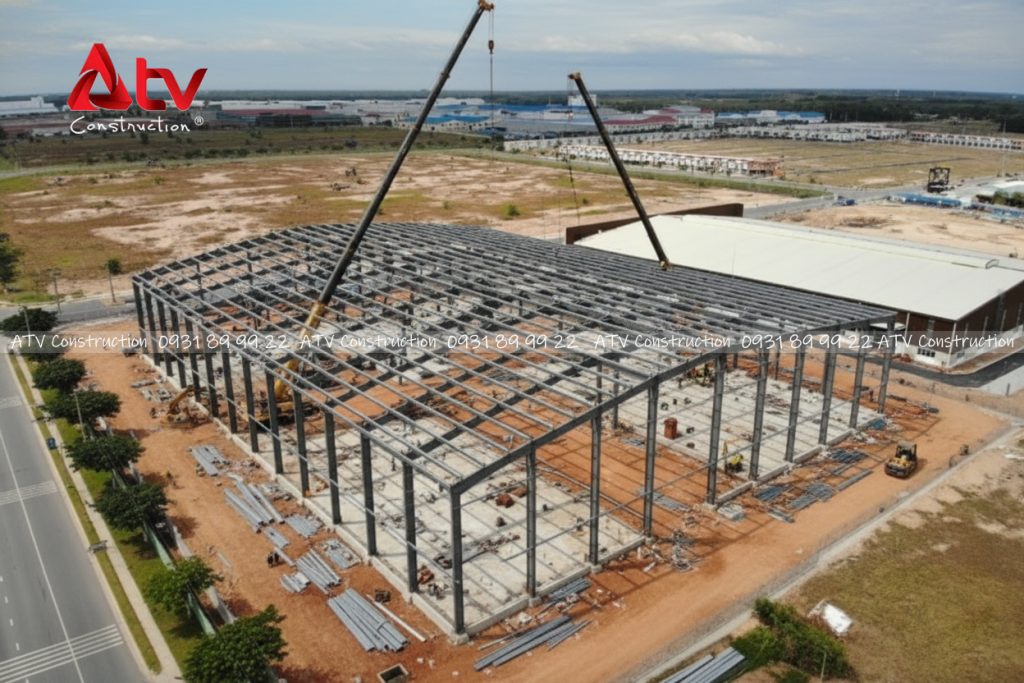 chi phí xây dựng nhà xưởng công nghiệp tại Bình Dương