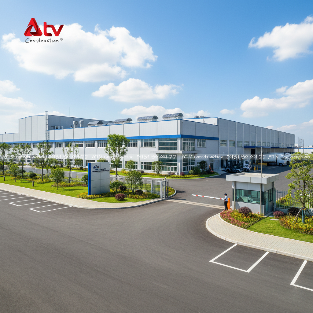 chi phí xây dựng nhà xưởng trọn gói