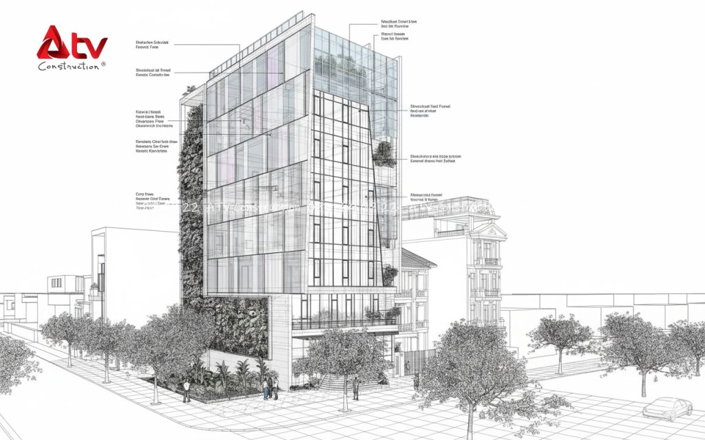 công nghệ mới trong xây dựng tòa nhà văn phòng