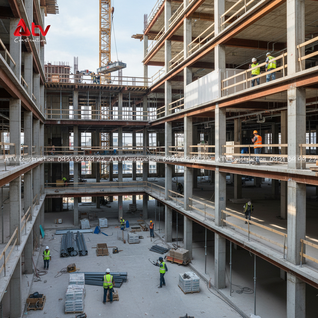 đơn giá thi công văn phòng 2025