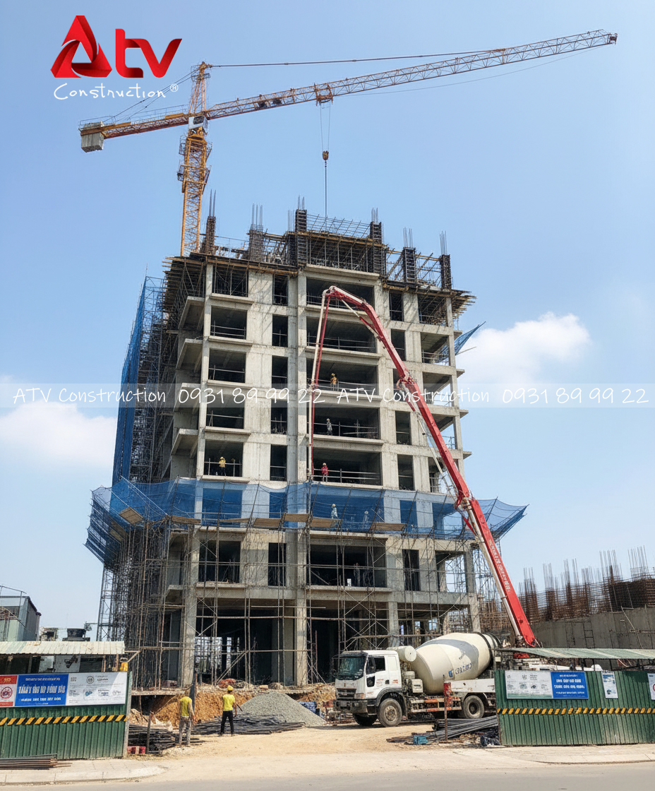 đơn giá xây dựng văn phòng theo m2