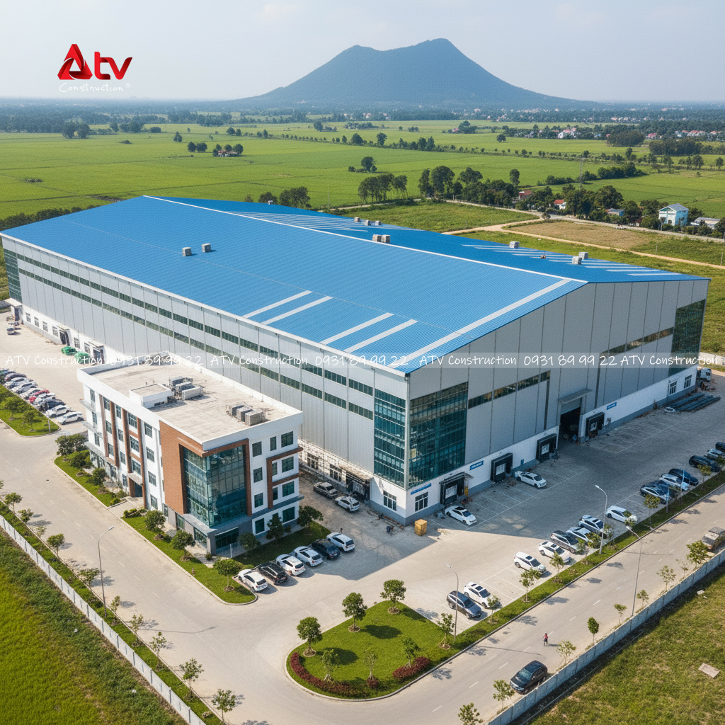 quy trình xây dựng nhà xưởng tại Tây Ninh