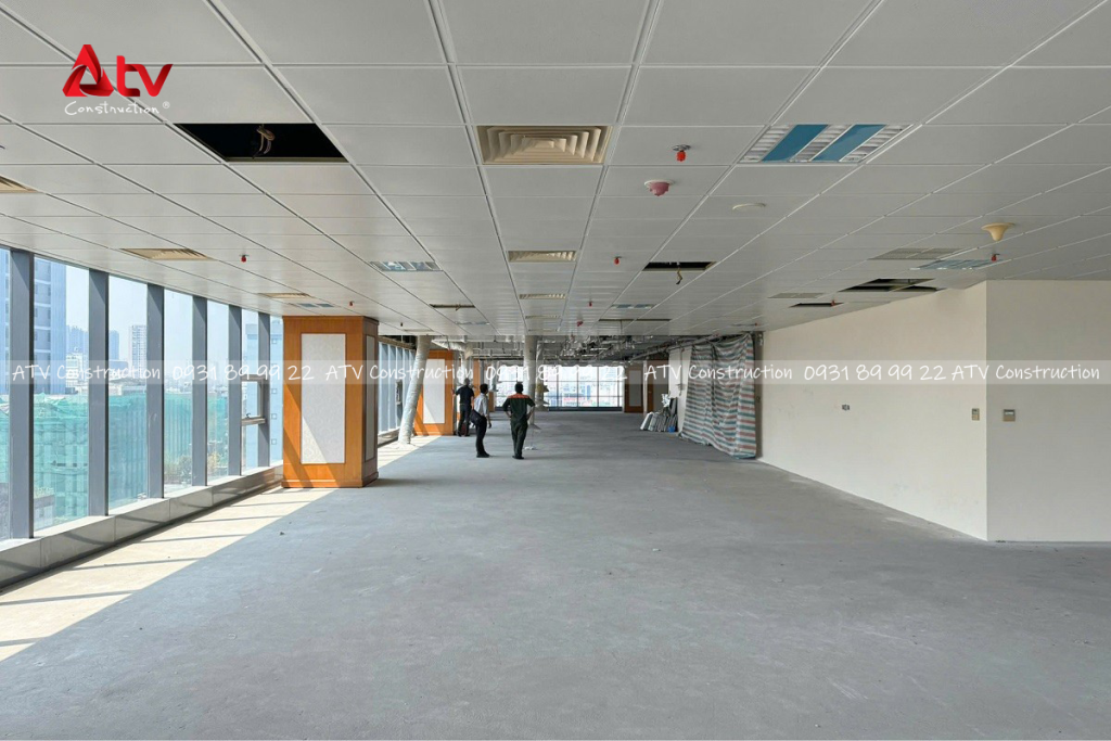 đơn giá thi công tòa nhà văn phòng