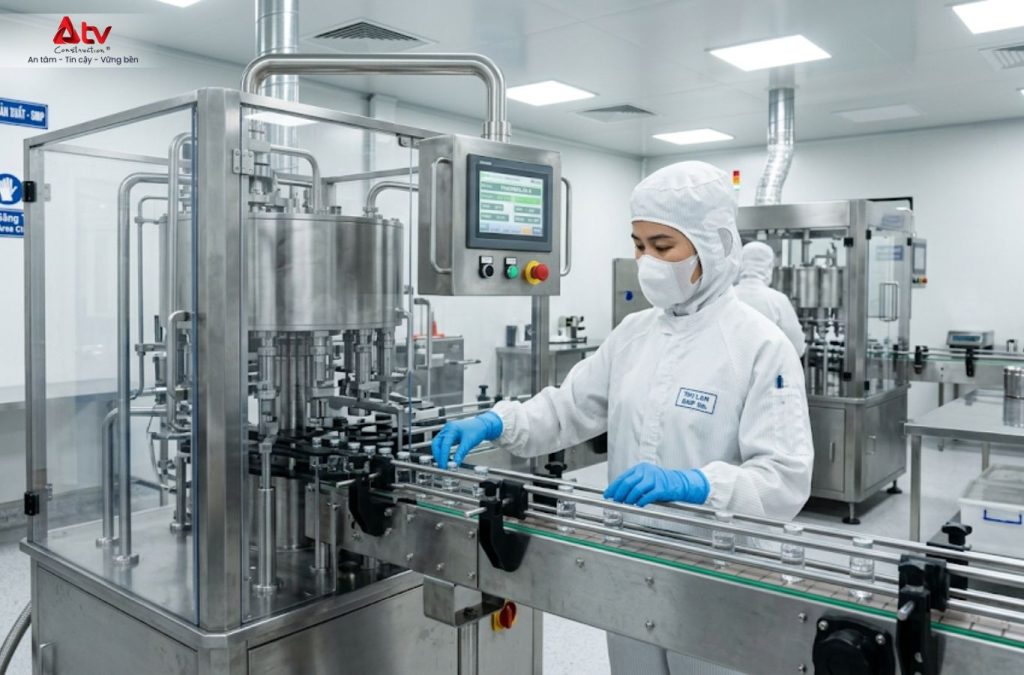 Xây nhà xưởng GMP có chi phí cao hơn do yêu cầu tiêu chuẩn nghiêm ngặt